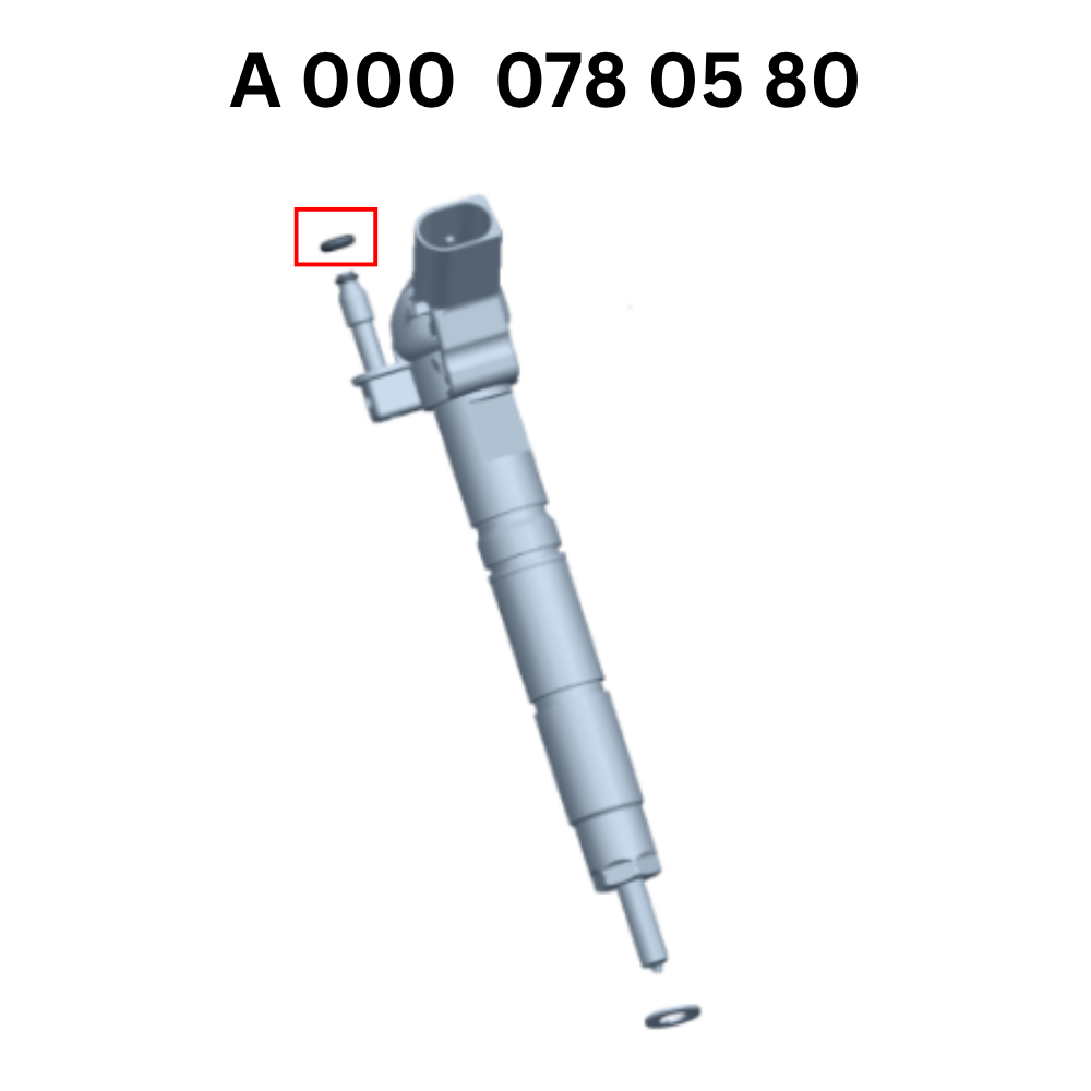 6x Fuel Injector Seal O-Ring BOSCH for Mercedes Sprinter 2007-2025