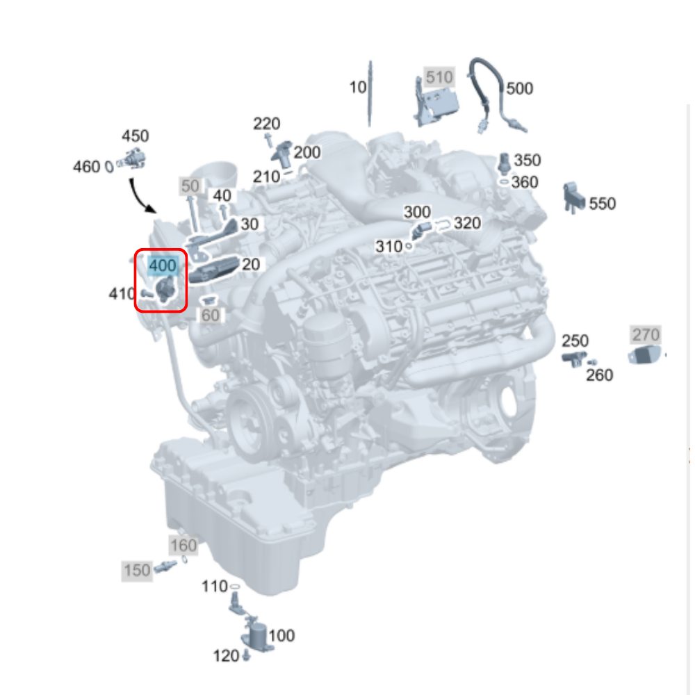 Boost Pressure Sensor BOSCH for Sprinter 2004 - 2016