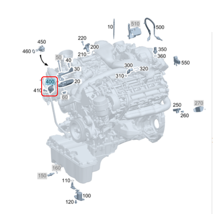 Boost Pressure Sensor BOSCH for Sprinter 2004 - 2016