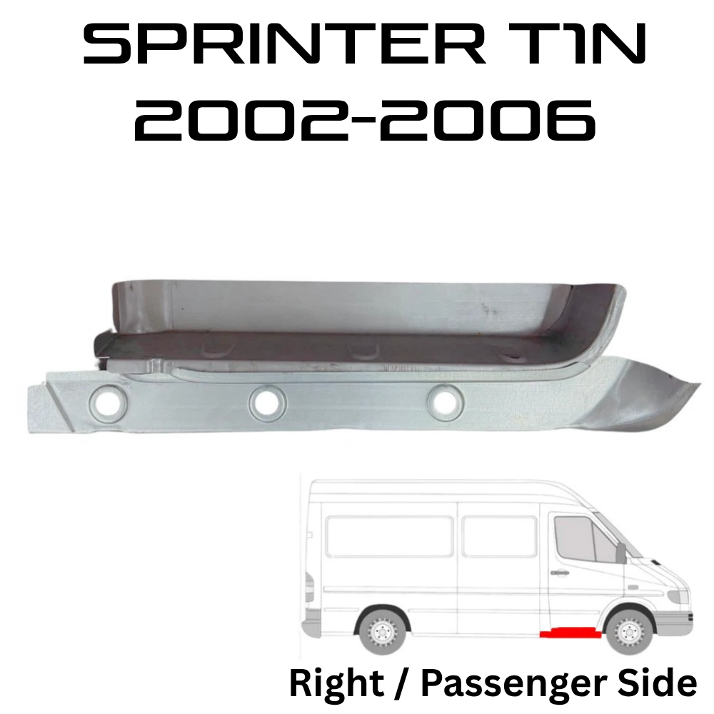 Right Passenger Side Door Step with Inner Seal for Mercedes Dodge Sprinter T1N 2002-2006